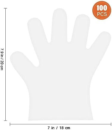 100PCS Kids Food Prep Disposable Gloves
