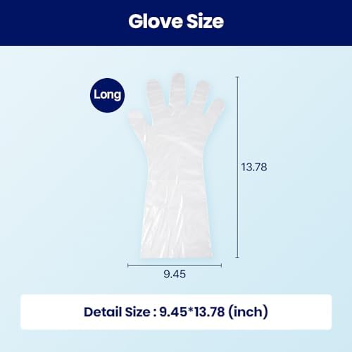 Cleanwrap Disposable Gloves - LDPE BPA Free 6 Length