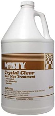 MISTY Crystal Clear Dust Mop Treatment - 1 Gallon Case of 4 1