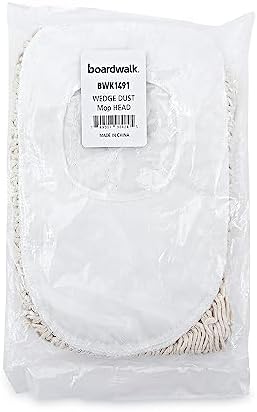 Boardwalk BWK1491 Dust Mop Head Cotton 175x135 White