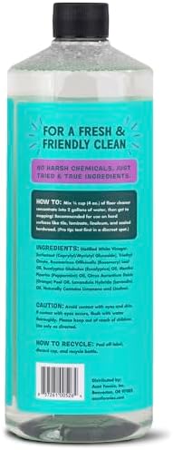 Aunt Fannies Ultra Concentrated Floor Cleaner Vinegar Wash 32 oz