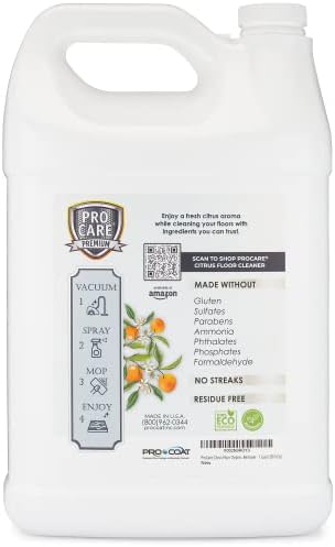 ProCare Floor Cleaner - 1 Gal Concentrated Citrus Solution
