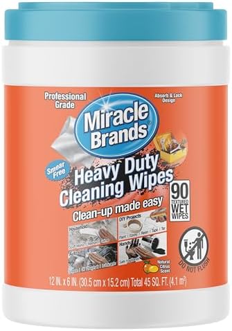 Miracle Wipes Heavy Duty Cleaning 90 Count