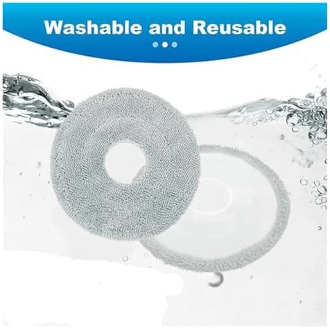 4-Pack Premium Microfiber Mop Pads for JONR P20 PRO Vacuums