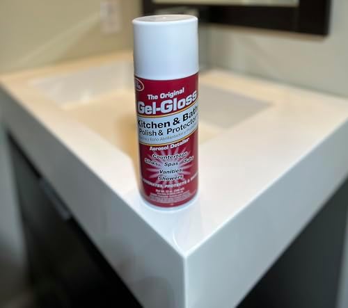 Gel-Gloss Original Kitchen and Bath Polish 12oz Pink Aerosol Can