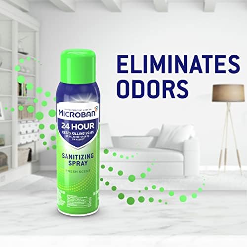 Microban Disinfectant Spray 24 Hour Protection 2 Count