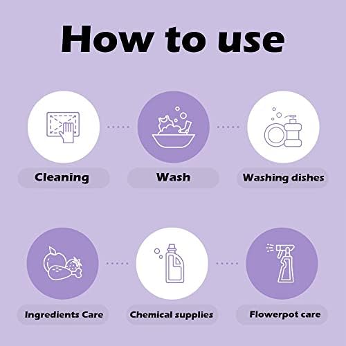 HOMSSEM Dishwashing Gloves 2 Pairs Premium Rubber Gloves for Cleaning