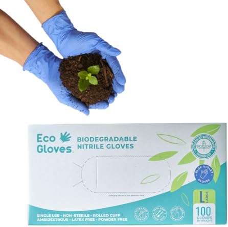 Eco Gloves Biodegradable Powder Free Latex Free Cleaning Gloves