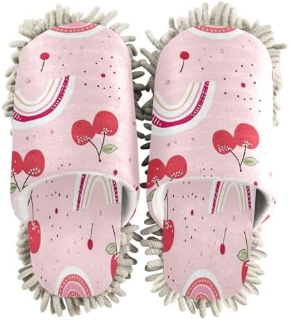 Zhirexin Cleaning Mop Slippers with Microfiber Mop Pad