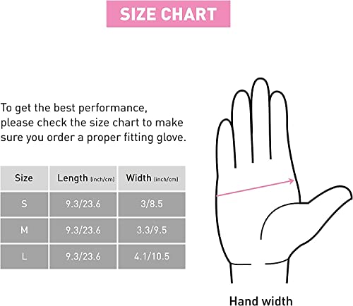 OriStout Pink Vinyl Gloves 100 Pack Womens Medium Non-Latex