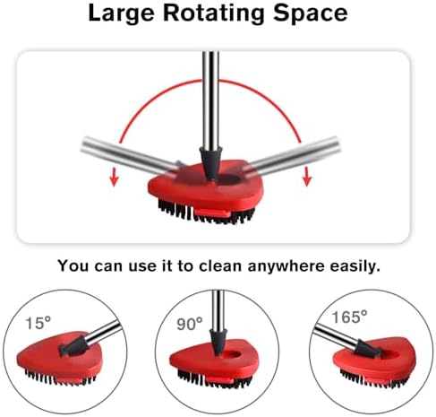 HiBaBy Spin Mop Replacement Heads Set with Handle