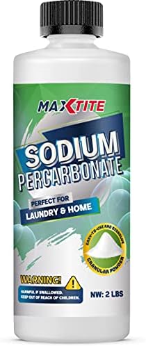MAXTITE Sodium Percarbonate 2 lbs - Eco-Friendly Multi-Use Cleaner