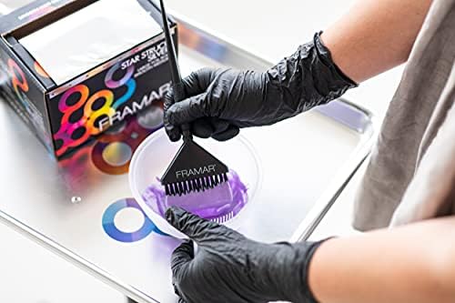 FRAMAR Black Nitrile Gloves XL 100PCS