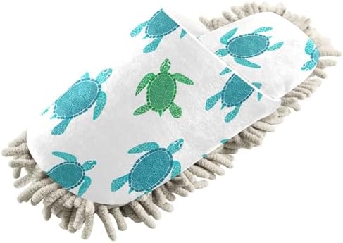 Burbuja Turtles Mop Slippers for Women Men