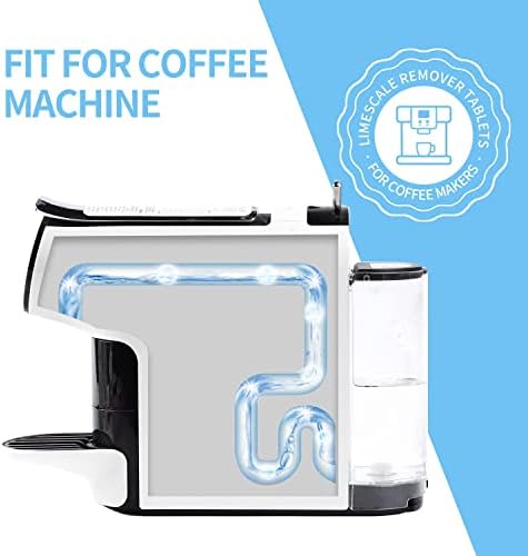 NATRUTH 20-Pack Limescale Remover Tablets for Kettle Coffee Machine