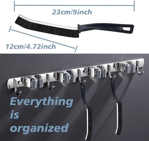 CUNGLIN Crevice Cleaning Brush Narrow Gap Tool for Bathroom Tile Radiator Window Sink and More