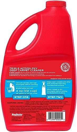 Rug Doctor Triple Action Oxy Deep Carpet Cleaner 48 oz 1