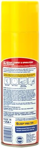 Zep Instant Carpet Spot Remover 19 oz Case of 4
