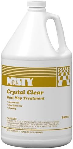 MISTY Crystal Clear Dust Mop Treatment - 1 Gallon Case of 4 1