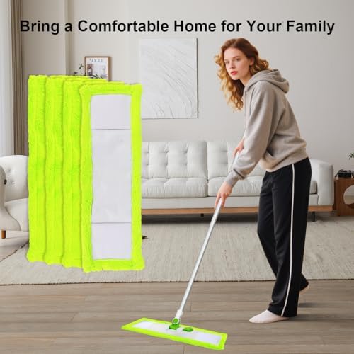 8 Pack SavStor Microfiber Mop Pads for Scotch-Brite M-005