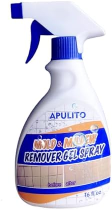 APULITO 16 Fl Oz Black Stain Shower Cleaner for Tile Grout