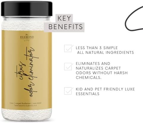 Diamond Life Citrus Carpet Upholstery Deodorizer