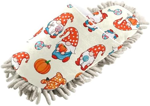 Burbuja Halloween Gnome Mop Slippers for All Sizes
