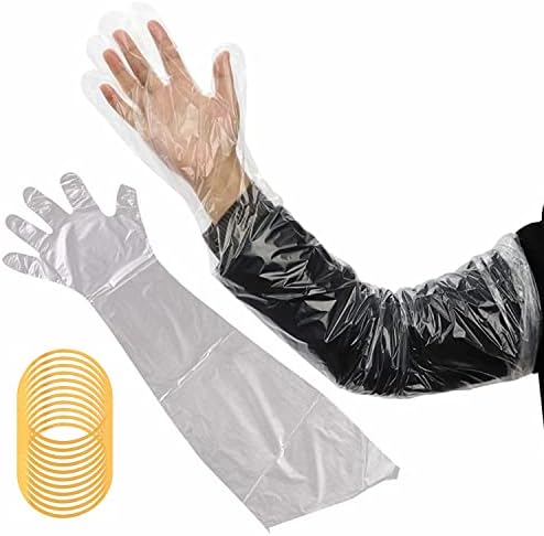 50PCS Extra Long Food Grade Disposable Gloves