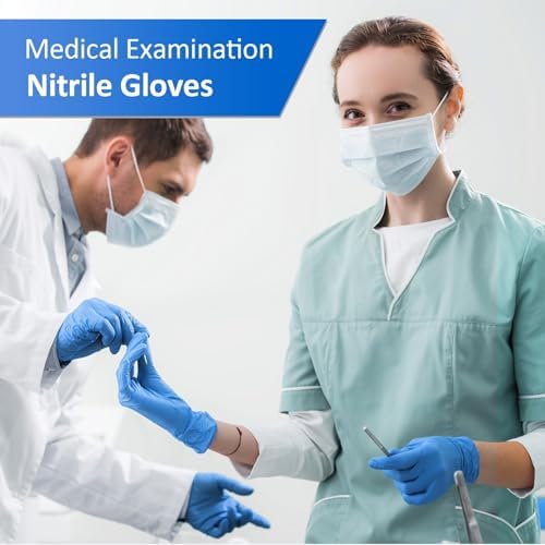 Schneider Nitrile Exam Gloves 4 Mil Powder-Free Latex-Free Blue