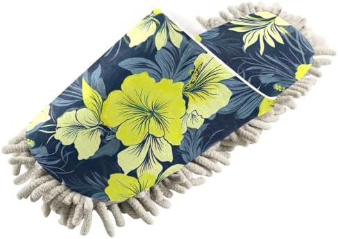RunningBear Hibiscus Mop Slippers for Easy Cleaning