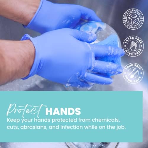 Eco Gloves Biodegradable Powder Free Latex Free Cleaning Gloves