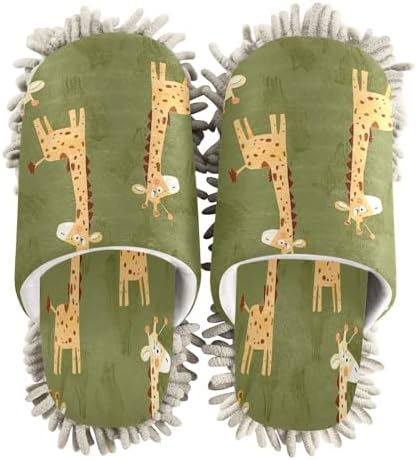 Zhirexin Microfiber Mop Slippers for House Cleaning