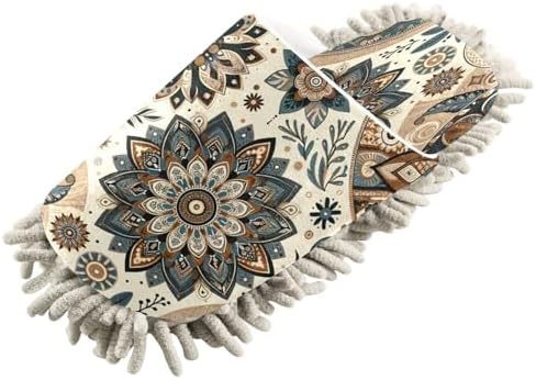 Zhirexin Mandala Kitchen Cleaning Slippers