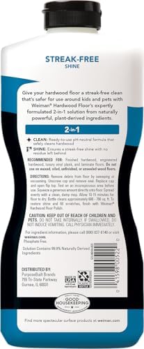 Weiman Hardwood Floor Cleaner - 32 oz 2 Pack