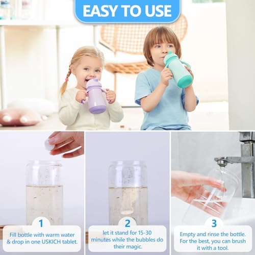 USKICH Water Bottle Cleaning Tablets 48 Pack