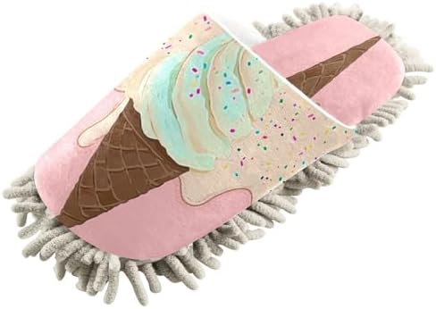 Zhirexin Microfiber Mopping Slippers for Men Women 1