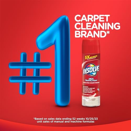 Resolve High Traffic Carpet Foam Cleaner 22 oz Can