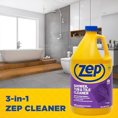 Zep Heavy Duty Shower Cleaner - 1 Gallon Case of 4