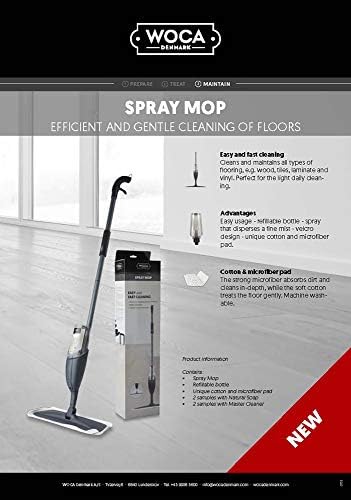 WOCA Spray Mop with Durable Handle