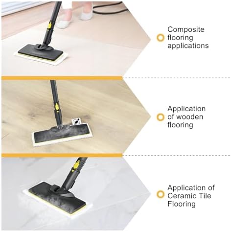 Vamarads N85R 6 Pcs Microfiber Mop Pads for Karcher Steam Cleaners
