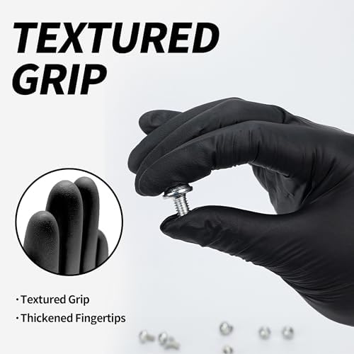 Supmedic Basic Vinyl Exam Gloves 100 Pcs Black