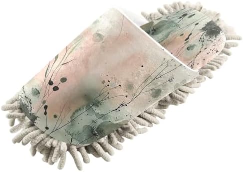 Zhirexin Microfiber Mop Slippers for Men Women