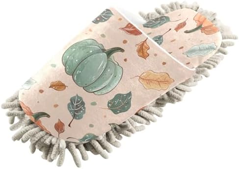 Zhirexin Thanksgiving Pumpkin Cleaning Slippers 1