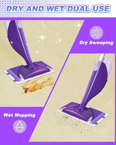 YagoDago 48 Count Multi-Layer Dry Mop Pads for Swiffer WetJet