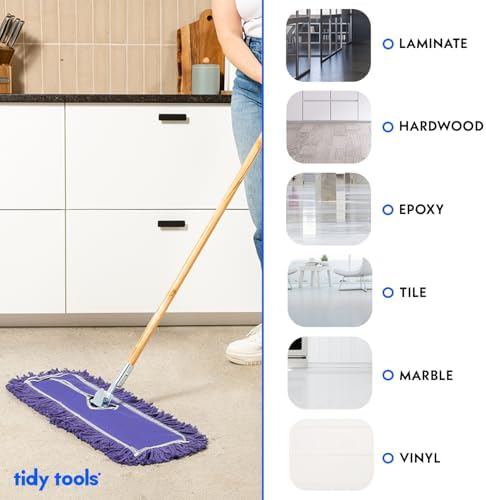 36 Inch Purple Dust Mop for Commercial Cleaning