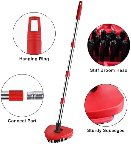 HiBaBy Spin Mop Replacement Heads Set with Handle