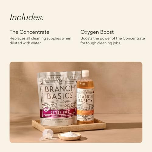 Branch Basics Concentrate Oxygen Boost REFILL All Purpose Stain Remover Duo