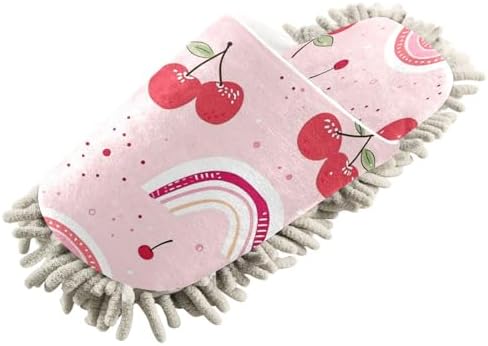 Zhirexin Cleaning Mop Slippers with Microfiber Mop Pad