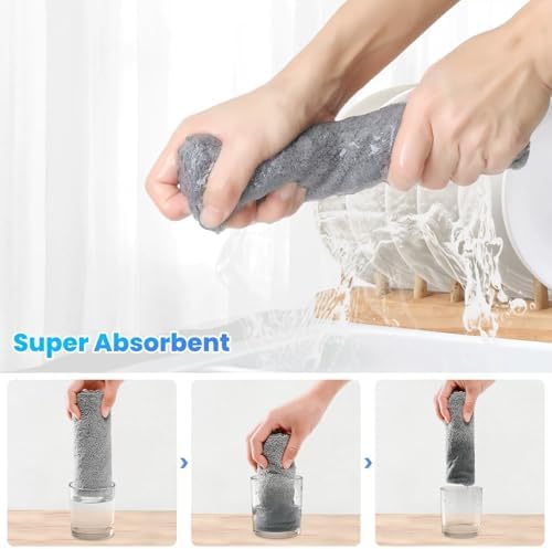 Neessno 12 Pack Microfiber Cleaning Cloths