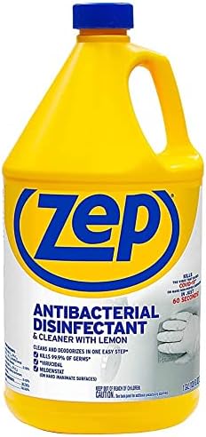 Zep Antibacterial Cleaner with Lemon 1 Gallon Case of 2